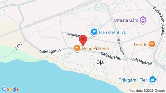 Apartments for rent i Flen - kort over placeringen