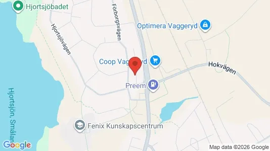Apartments for rent i Vaggeryd - kort over placeringen