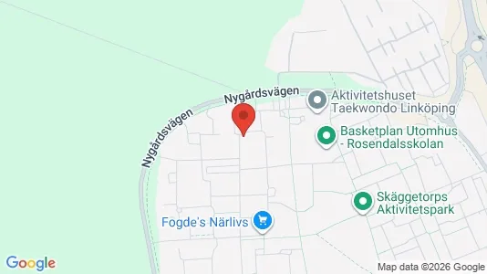 Apartments for rent i Linköping - kort over placeringen