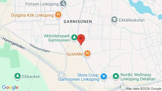 Apartments for rent i Linköping - kort over placeringen
