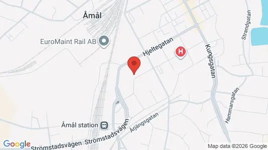 Apartments for rent i Åmål - kort over placeringen