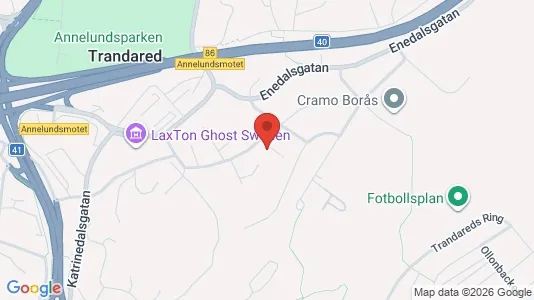 Apartments for rent i Borås - kort over placeringen