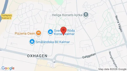 Apartments for rent i Kalmar - kort over placeringen