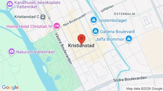 Apartments for rent i Kristianstad - kort over placeringen