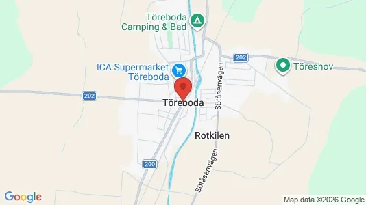 Houses for rent i Töreboda - kort over placeringen