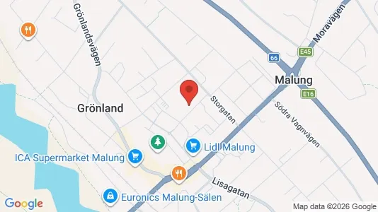 Apartments for rent i Malung-Sälen - kort over placeringen