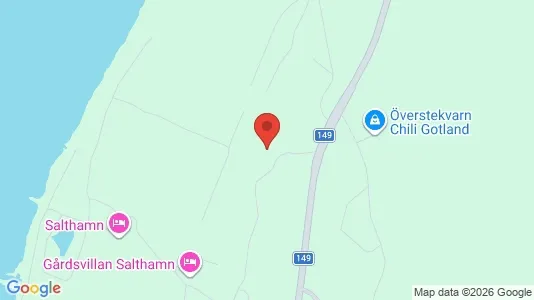 Apartments for rent i Gotland - kort over placeringen