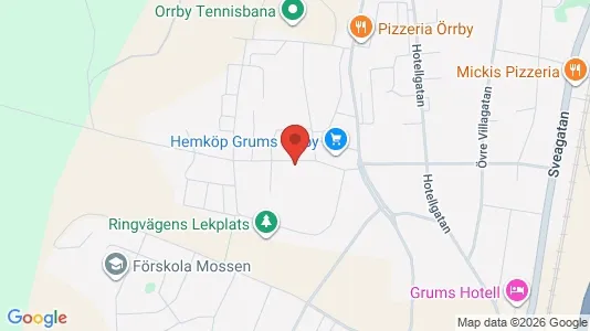 Apartments for rent i Grums - kort over placeringen