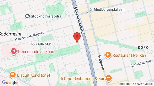 Apartments for rent i Södermalm - kort over placeringen