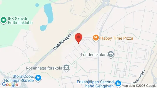 Apartments for rent i Skövde - kort over placeringen