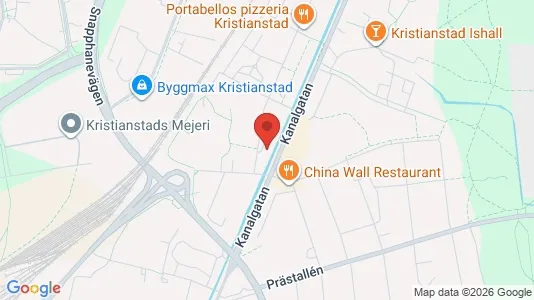 Apartments for rent i Kristianstad - kort over placeringen