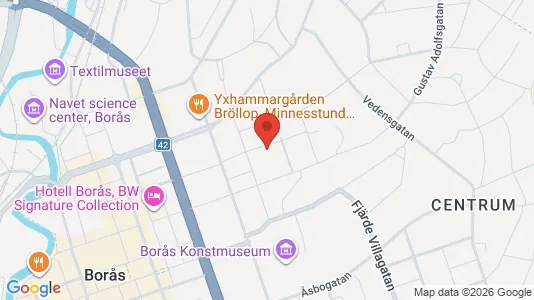 Apartments for rent i Borås - kort over placeringen