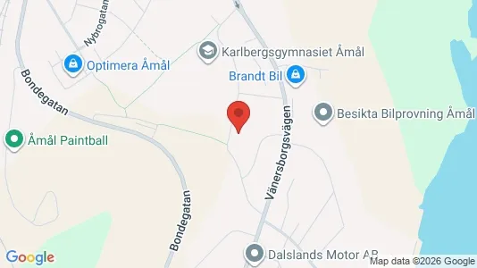 Apartments for rent i Åmål - kort over placeringen