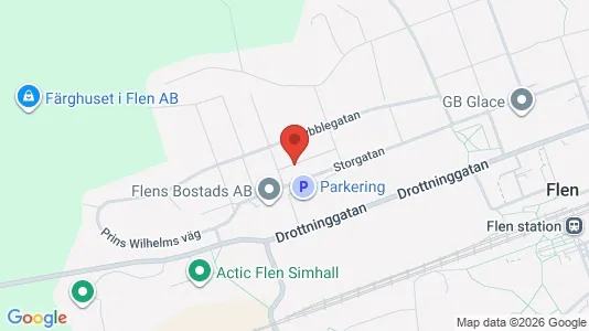 Apartments for rent i Flen - kort over placeringen