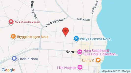 Apartments for rent i Nora - kort over placeringen