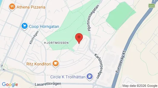 Apartments for rent i Trollhättan - kort over placeringen