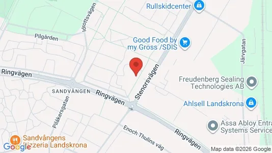 Apartments for rent i Landskrona - kort over placeringen