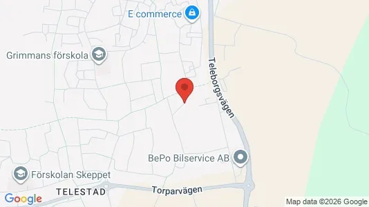 Apartments for rent i Växjö - kort over placeringen