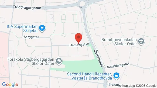 Apartments for rent i Västerås - kort over placeringen