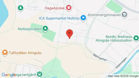 Apartments for rent i Alingsås - kort over placeringen