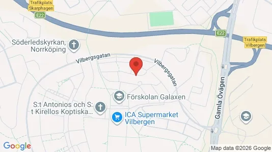 Apartments for rent i Norrköping - kort over placeringen