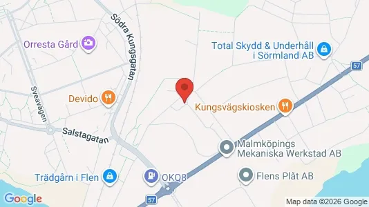 Apartments for rent i Flen - kort over placeringen