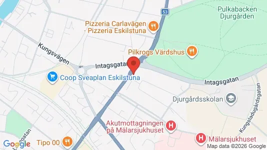 Apartments for rent i Eskilstuna - kort over placeringen