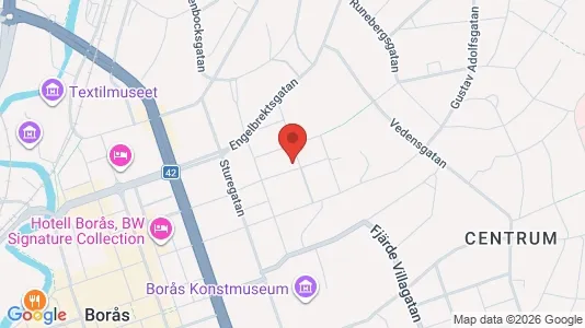 Apartments for rent i Borås - kort over placeringen