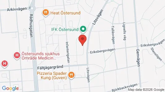 Apartments for rent in Östersund - Photo from Google Street View