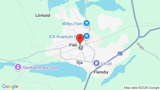 Apartments for rent i Flen - kort over placeringen