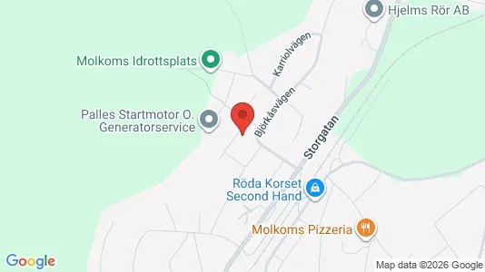 Rooms for rent i Karlstad - kort over placeringen