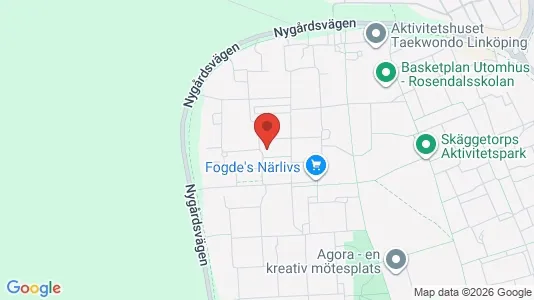 Apartments for rent i Linköping - kort over placeringen