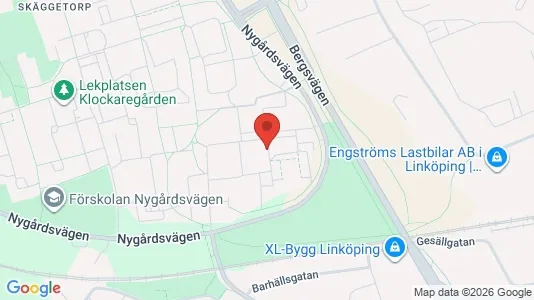 Apartments for rent i Linköping - kort over placeringen