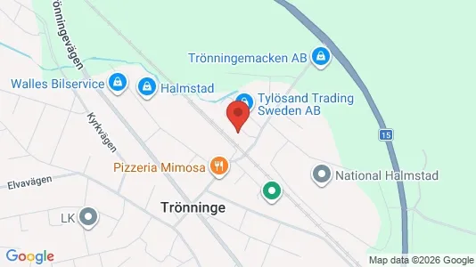 Apartments for rent i Halmstad - kort over placeringen