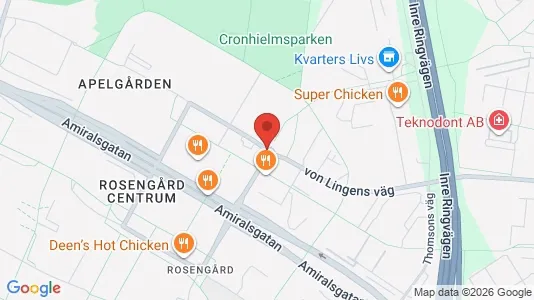 Apartments for rent i Rosengård - kort over placeringen