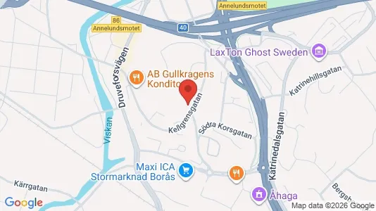 Apartments for rent i Borås - kort over placeringen