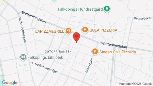 Apartments for rent i Falköping - kort over placeringen