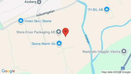 Apartments for rent i Mark - kort over placeringen