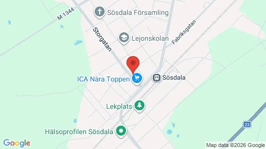 Apartments for rent i Hässleholm - kort over placeringen