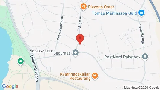 Apartments for rent i Växjö - kort over placeringen
