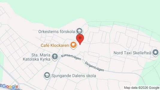 Apartments for rent i Skellefteå - kort over placeringen
