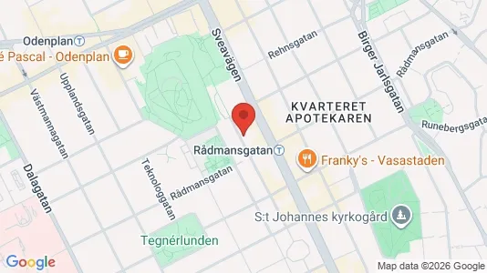 Apartments for rent i Vasastan - kort over placeringen