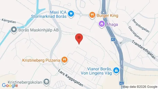 Apartments for rent i Borås - kort over placeringen