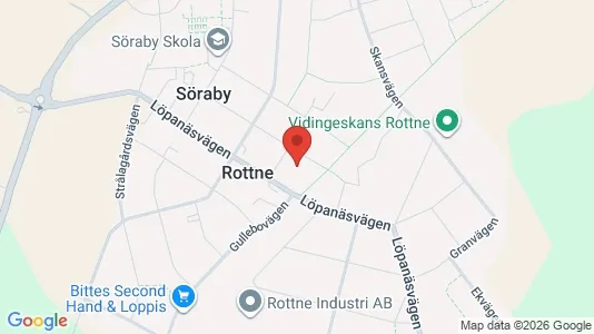 Apartments for rent i Växjö - kort over placeringen