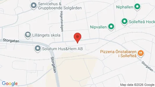 Apartments for rent i Sollefteå - kort over placeringen