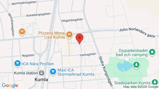 Apartments for rent i Kumla - kort over placeringen
