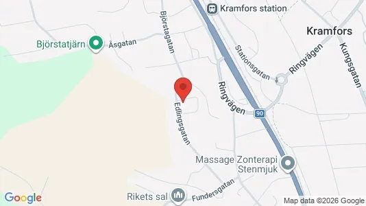 Apartments for rent i Kramfors - kort over placeringen