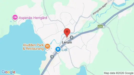 Houses for rent i Lerum - kort over placeringen