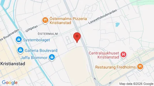 Apartments for rent i Kristianstad - kort over placeringen