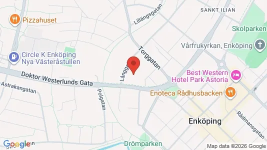 Apartments for rent i Enköping - kort over placeringen